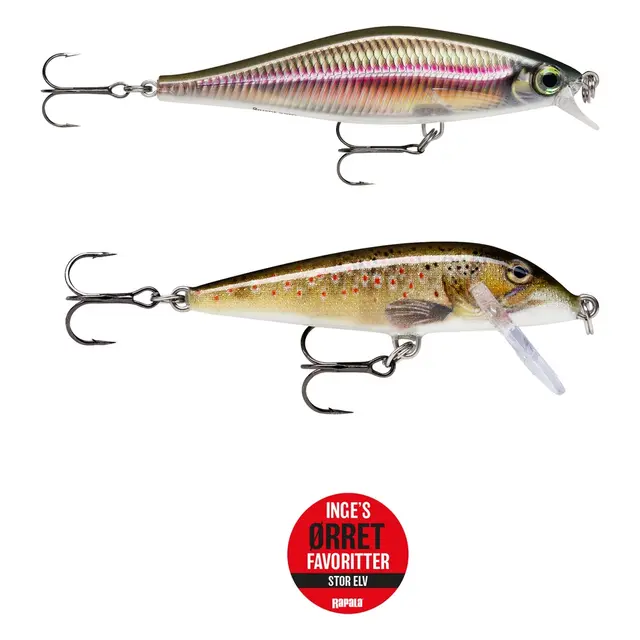 Rapala Inge Rønnings Ørretfavoritter Stor Elv, 2 Pk 