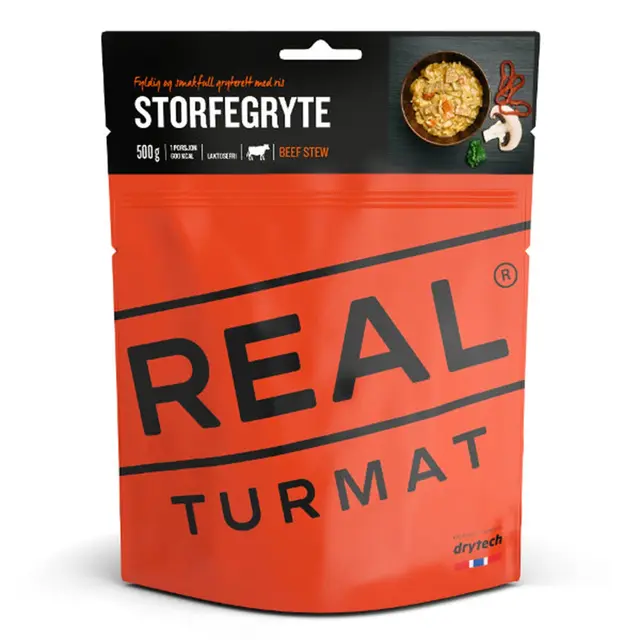 Real Turmat Stormix 10-pack God og variert turmat for lengre turer 