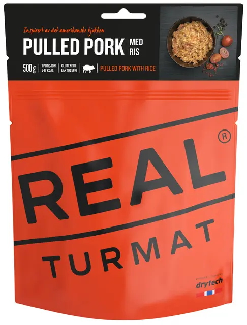 Real Turmat Pulled pork med ris Inspirert av det amerikanske kjøkken 