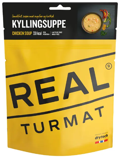 Real Turmat Kyllingsuppe Smakfull suppe med kylling 