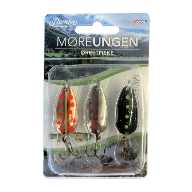 Remen Møreungen Sluksett 3-pack 12g Livlig sluk på lave hastigheter 