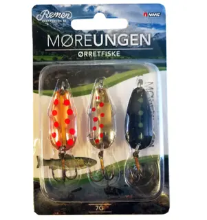 Remen M&#248;reungen Sluksett 3-pack Livlig sluk p&#229; lave hastigheter