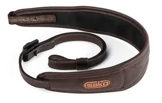 Sako Leather Riflesling Brun riflerem i l&#230;r fra Sako