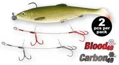 Savage Gear Carbon49 Dobl Stinger 10,5cm 2 stk, Dobbel Stinger