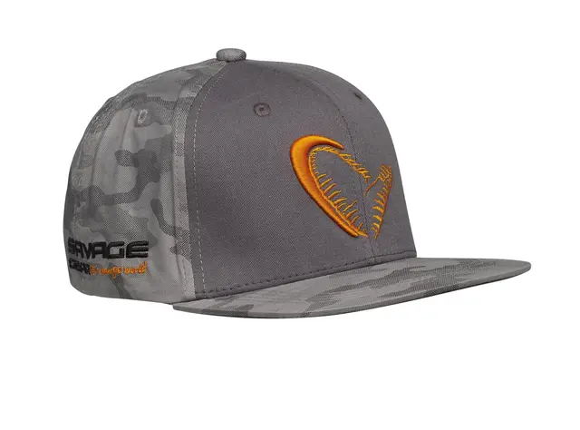 Savage Gear Flex Fit Camo Cap One size, Black Ink 