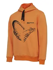 Savage Gear Mega Jaw Hoodie M Komfortabel hettegenser, Sun Orange