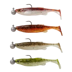 SG Fat Minnow T-Tail RTF 7,5cm 7,5g #1/0 Ready to fish Clearwater Mix Sinking