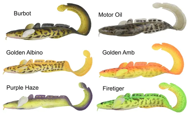 Savage Gear 3D Burbot 250 Fire Tiger FireTiger, 75g, 25cm 
