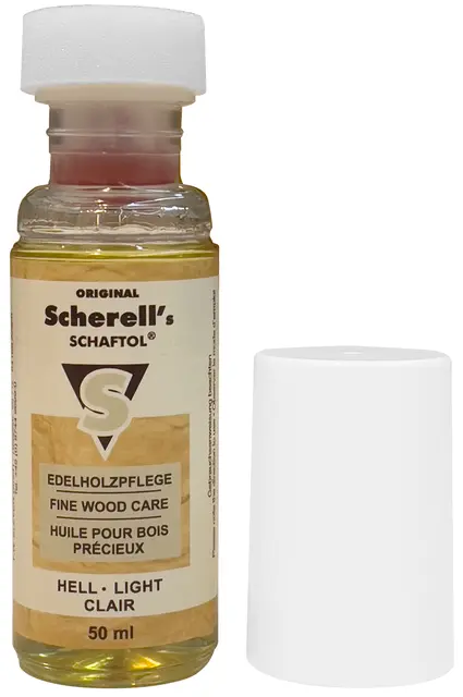 Scherell Schaftol lys olje stokkolje 50ml som beskytter mot vær og vind 