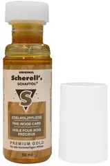 Scherell Schaftol Premium Gold stokkolje 50ml som beskytter mot v&#230;r og vind