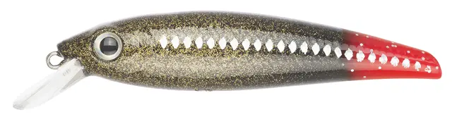 Prey Salmon Target UV Red Tail 8,5cm Wobbler som flyter og kaster langt 