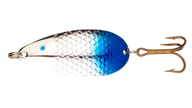 Søvik-Laksen Sølv/Blå Tail 32g 