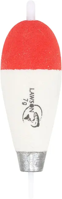 Lawson Meitedupp 7g Klassisk rød og hvit foam dupp 