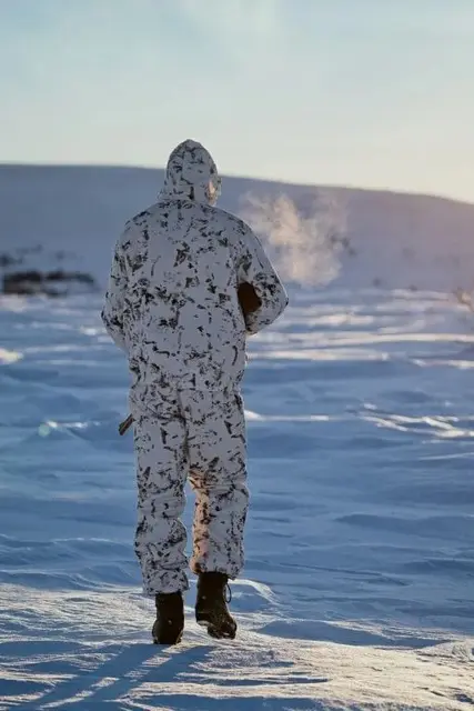 Seeland Winter Camo Set InVis White M Overtrekkssett vinterkamuflasje 