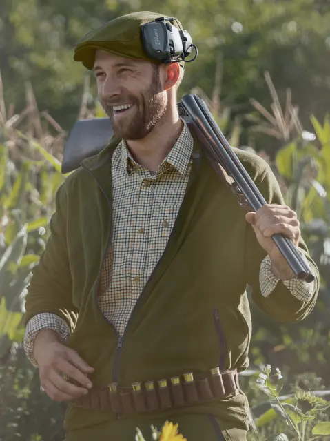 Seeland Benjamin Fleece Pine Green S Lett og varm fleecejakke til herre 