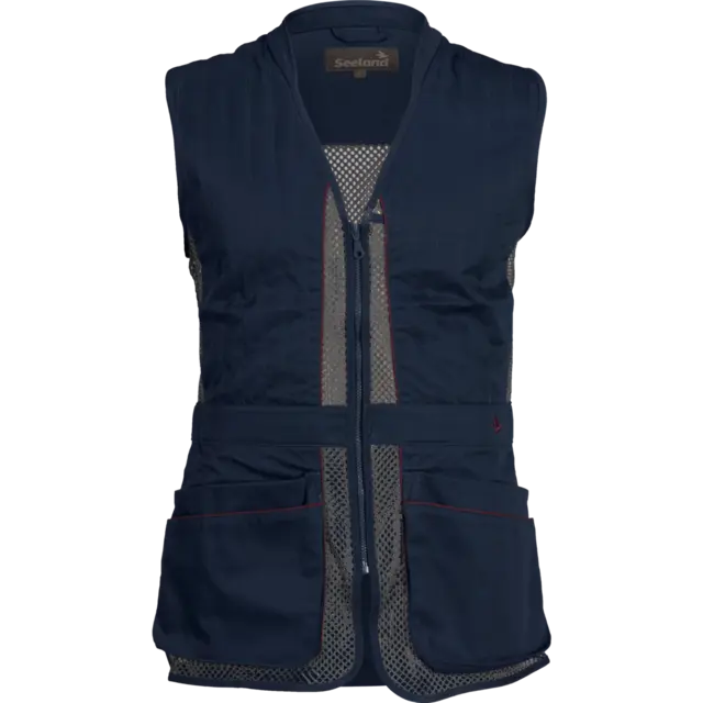 Seeland Skeet II Waistcoat Blue S Teknisk og praktisk skytevest 