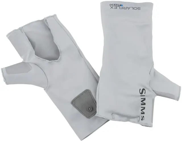 Simms SolarFlex SunGlove No-Finger L/XL Ash 