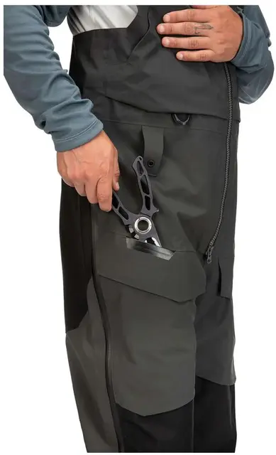 Simms ProDry Bib Black XS Lett og slitesterk bib 