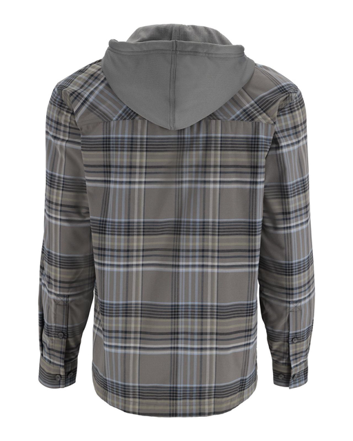 Simms Coldweather Hoody Gunmetal Neo Plaid L 