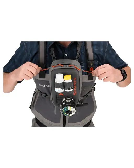 Simms Freestone Chest Pack Steel Pewter 3L 