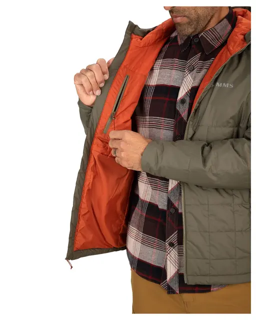 Simms Fall Run Hoody Black S Primaloft jakke 