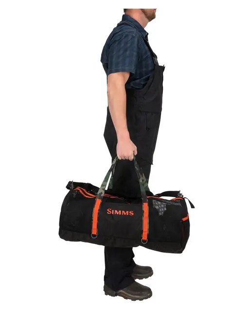 Simms Challenger Mesh Duffel 60L Black 