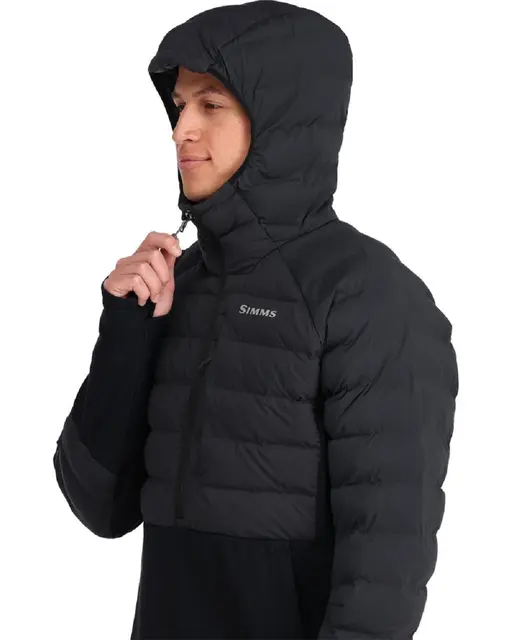 Simms Extreme Pull Over Hoody Black M Varm jakke med god isolasjon 