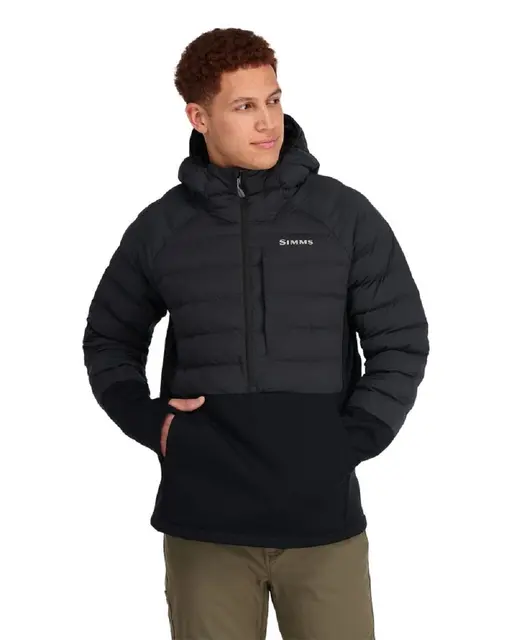 Simms Extreme Pull Over Hoody Black M Varm jakke med god isolasjon 