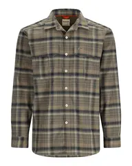 Simms Coldweather Shirt Hickory AOP M Meget god varm skjorte for kalde dager