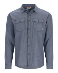 Simms Shoal Flannel Shirt Midnight M Stilig og behagelig flannelskjorte