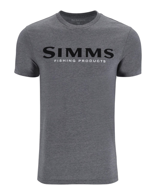 Simms Logo T-Shirt Athletic Heather L 