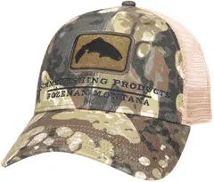 Simms Trout Icon Trucker Riparian Camo Caps i h&#248;y kvalitet
