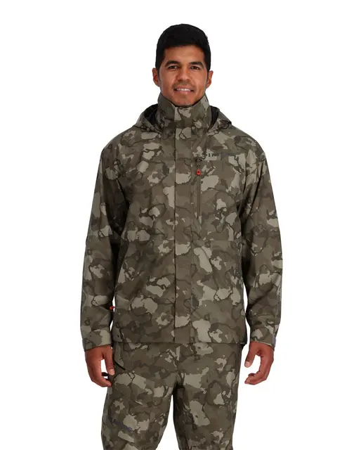 Simms Challenger Jacket Camo Olive S Beskyttende og pustende Simms jakke 