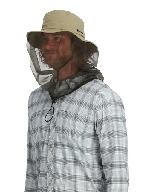 Simms Bugstopper Net Sombrero Stone 