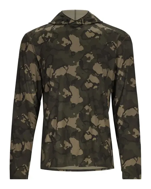 Simms Bugstopper Sflex Hoody RegCamo M Sol- og insektsbeskyttende hettegenser 