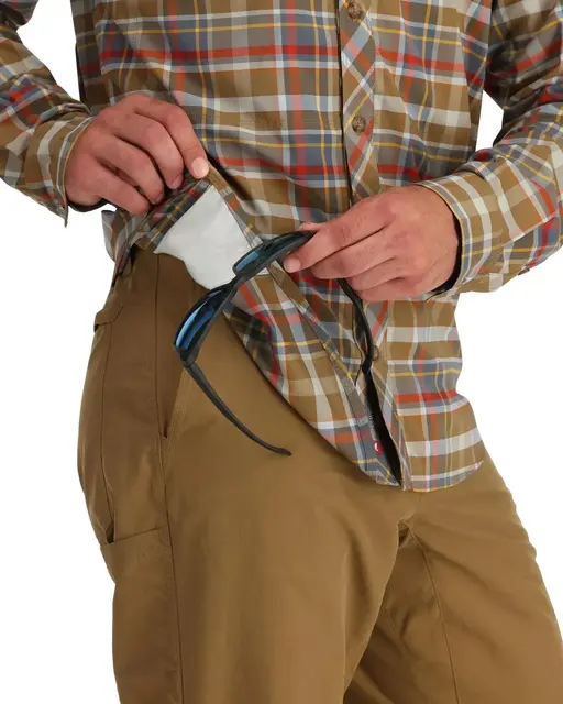 Simms Bugstopper Shirt Chestnut M UV og innsektsbeskyttende skjorte 