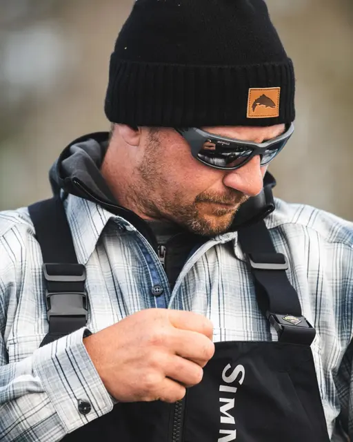 Simms Coldweather Shirt Hickory AOP M Meget god varm skjorte for kalde dager 