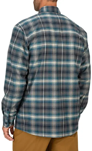 Simms Coldweather Shirt Hickory AOP M Meget god varm skjorte for kalde dager 