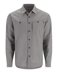 Simms Cutbank Chambray Shirt S Cinder Chambray