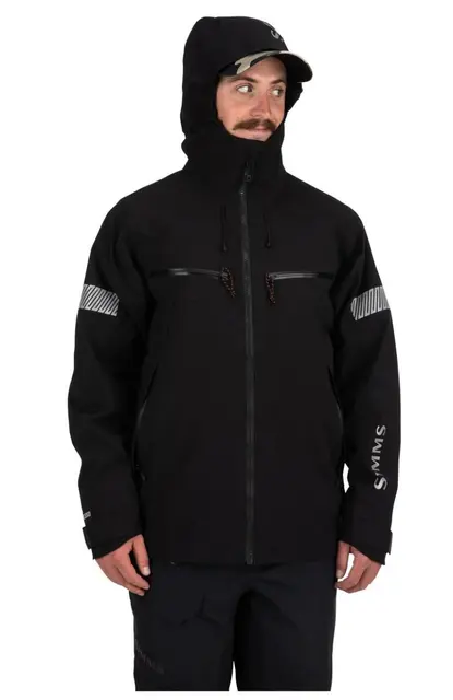 Simms CX Fishing Jacket Blackout S Jakken som holder deg tørr og varm 