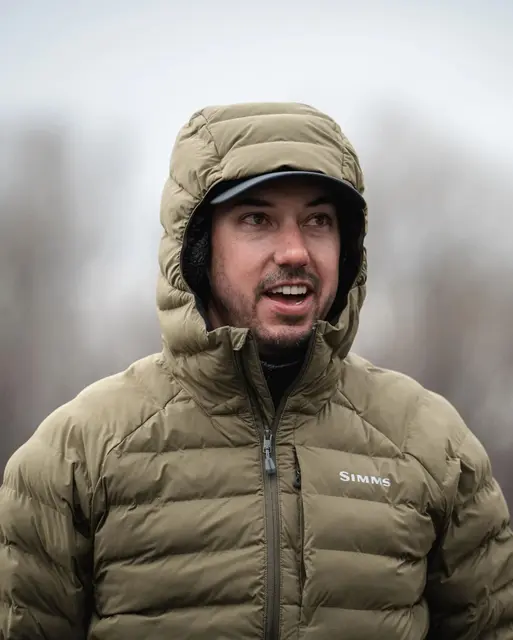 Simms Exstream Hoody Dark Stone S Varm jakke med PrimaLoft isolasjon 