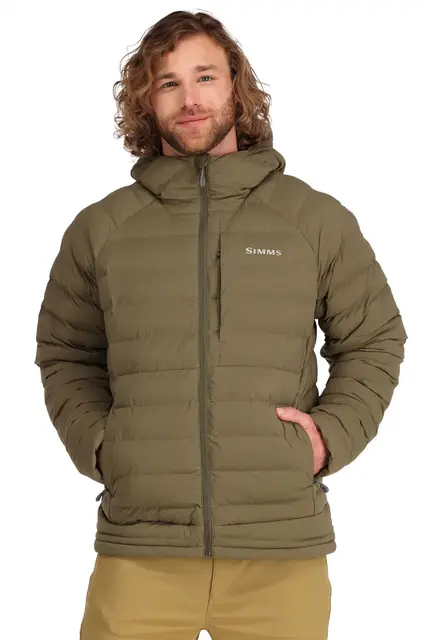 Simms Exstream Hoody Dark Stone S Varm jakke med PrimaLoft isolasjon 
