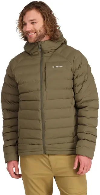 Simms Exstream Hoody Dark Stone S Varm jakke med PrimaLoft isolasjon 