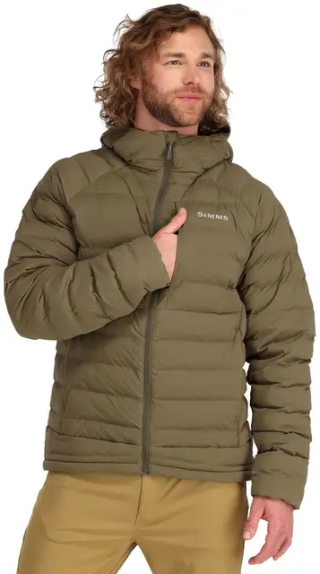 Simms Exstream Hoody Dark Stone S Varm jakke med PrimaLoft isolasjon 
