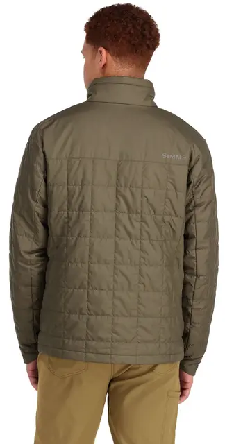 Simms Fall Run Collared Jacket Black S Primaloft jakke med høy krage 