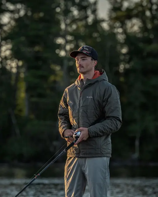 Simms Fall Run Hoody Chestnut M Primaloft jakke 