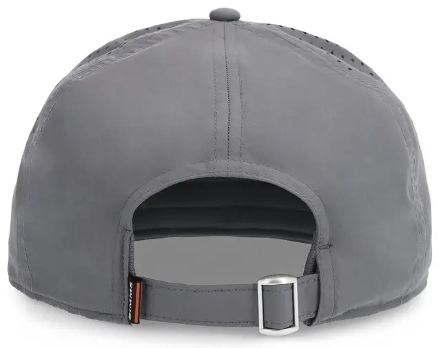 Simms Flatbill Cap Slate One size Caps med flat brem og Simms emblem 