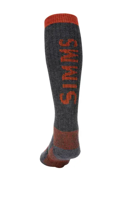Simms Merino Thermal OTC Sock Carbon M 