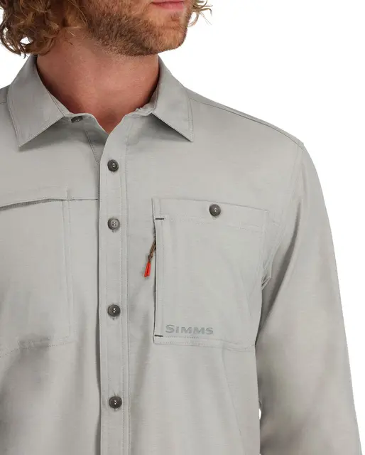 Simms Challenger Shirt Cinder S Klassisk fiskeskjorte i moderne design 