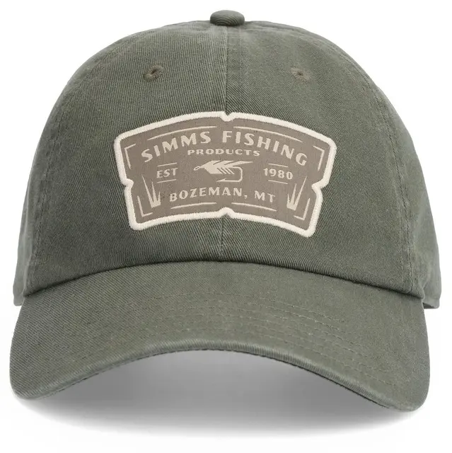 Simms Single Haul Cap Basalt Komfortabel caps i 100% bomull 